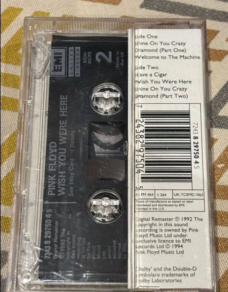 Pink Floyd wish you were here cassette - Image 2