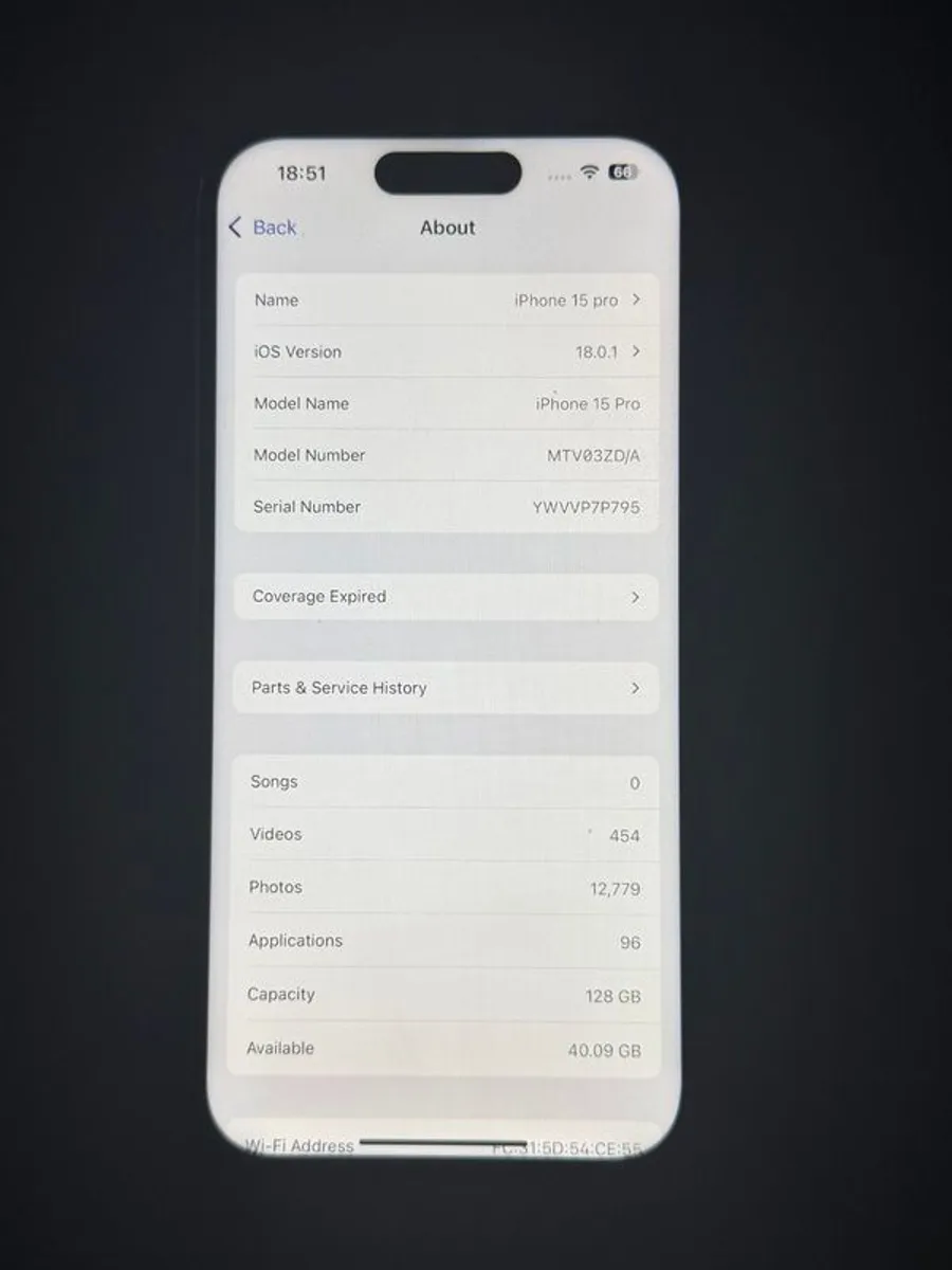 iPhone 15 pro 128gb titanium blue - Image 2