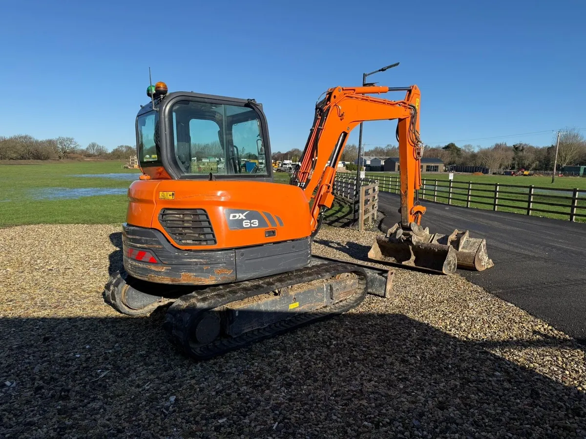 Doosan DX63 Excavator - Image 2