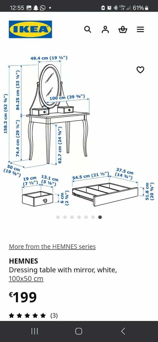 Make up table and chair - Image 2