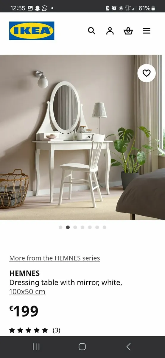 Make up table and chair - Image 4