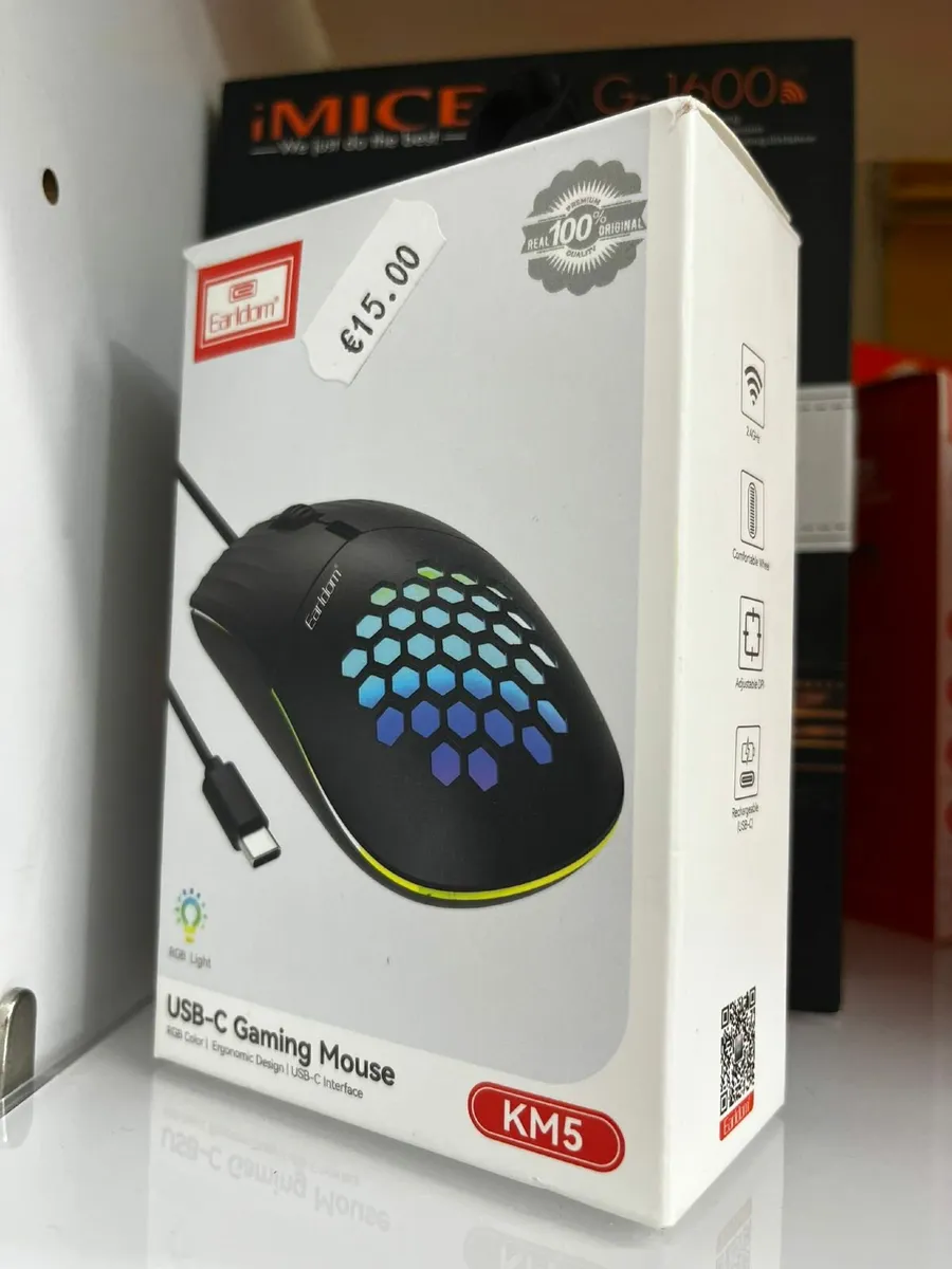 MOUSE GAMING ET-KM5 USB TYPE-C - Image 1