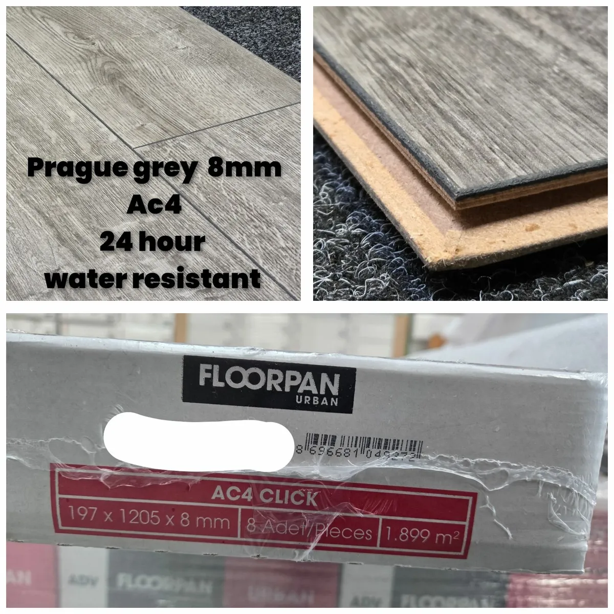 8mm laminated click flooring prague - Image 2