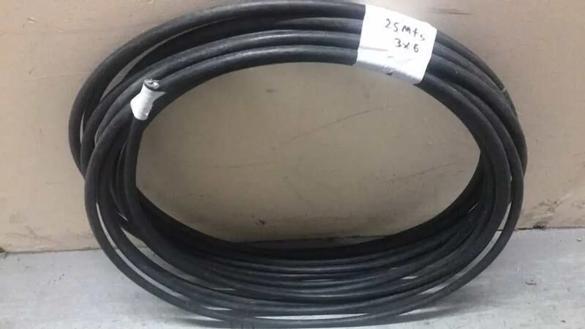 25 Meters 3 x 6 SWA Cable