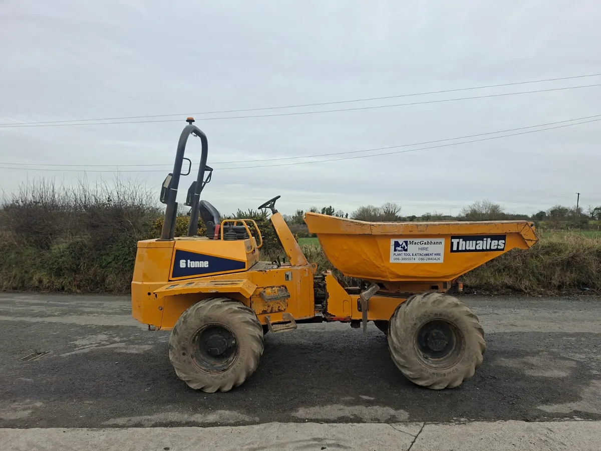 6 ton swivel dumpers for hire