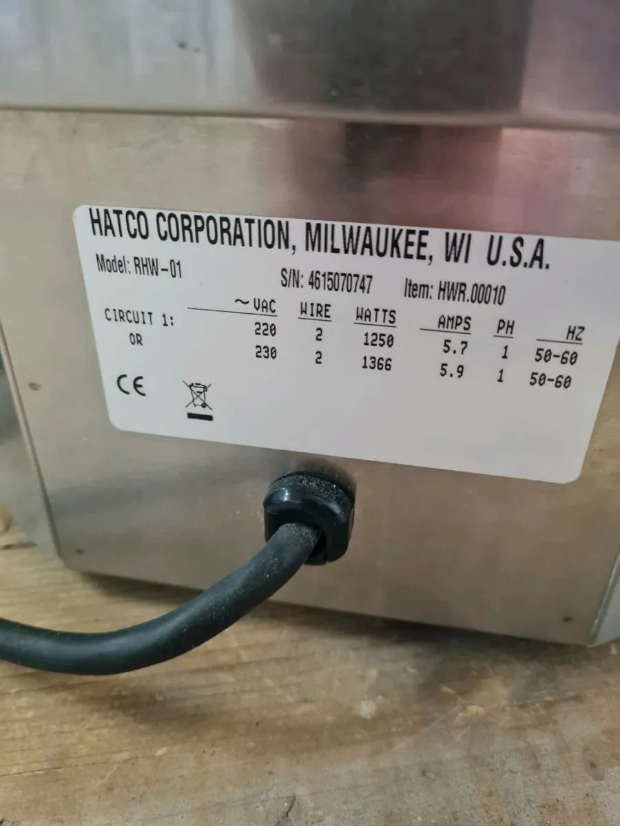 Hatco RHW-1 Freestanding Round Heated Well - Image 2