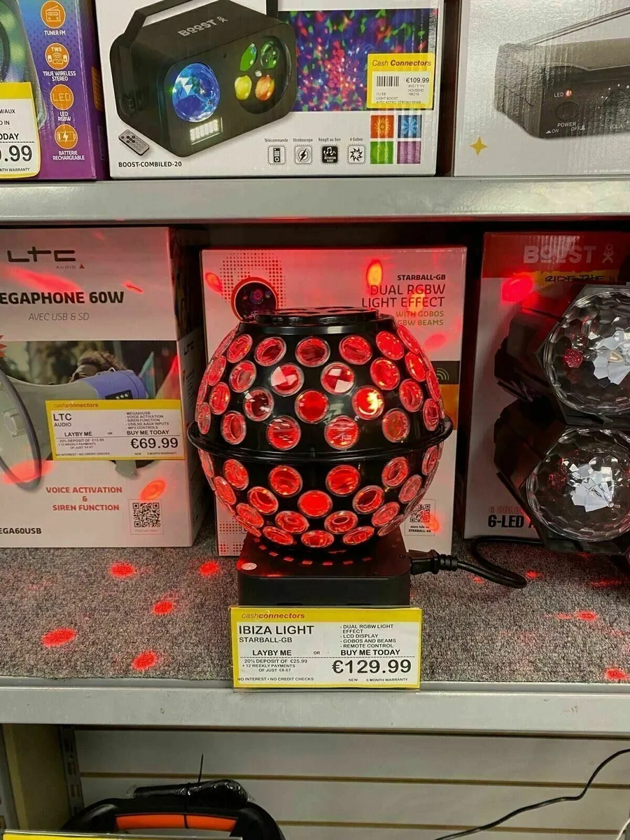 Ibiza Starball Rotating RGB Lightball BRAND NEW - Image 2
