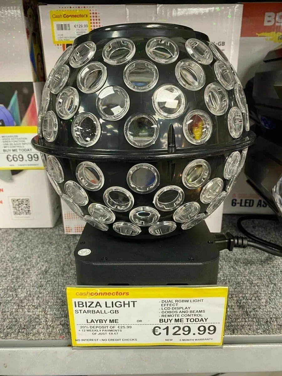 Ibiza Starball Rotating RGB Lightball BRAND NEW - Image 1