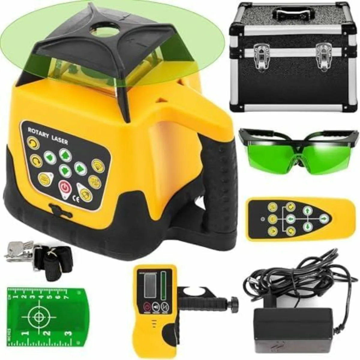 Laser Level 360° Automatic Green Beam Rotary Level - Image 1