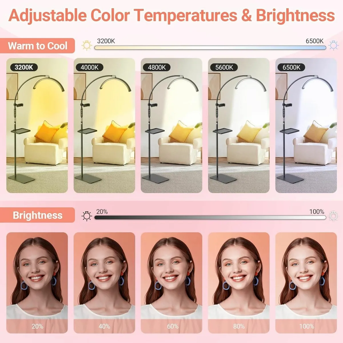 Half Moon Light Professional: 18In Foldable Lash - Image 2