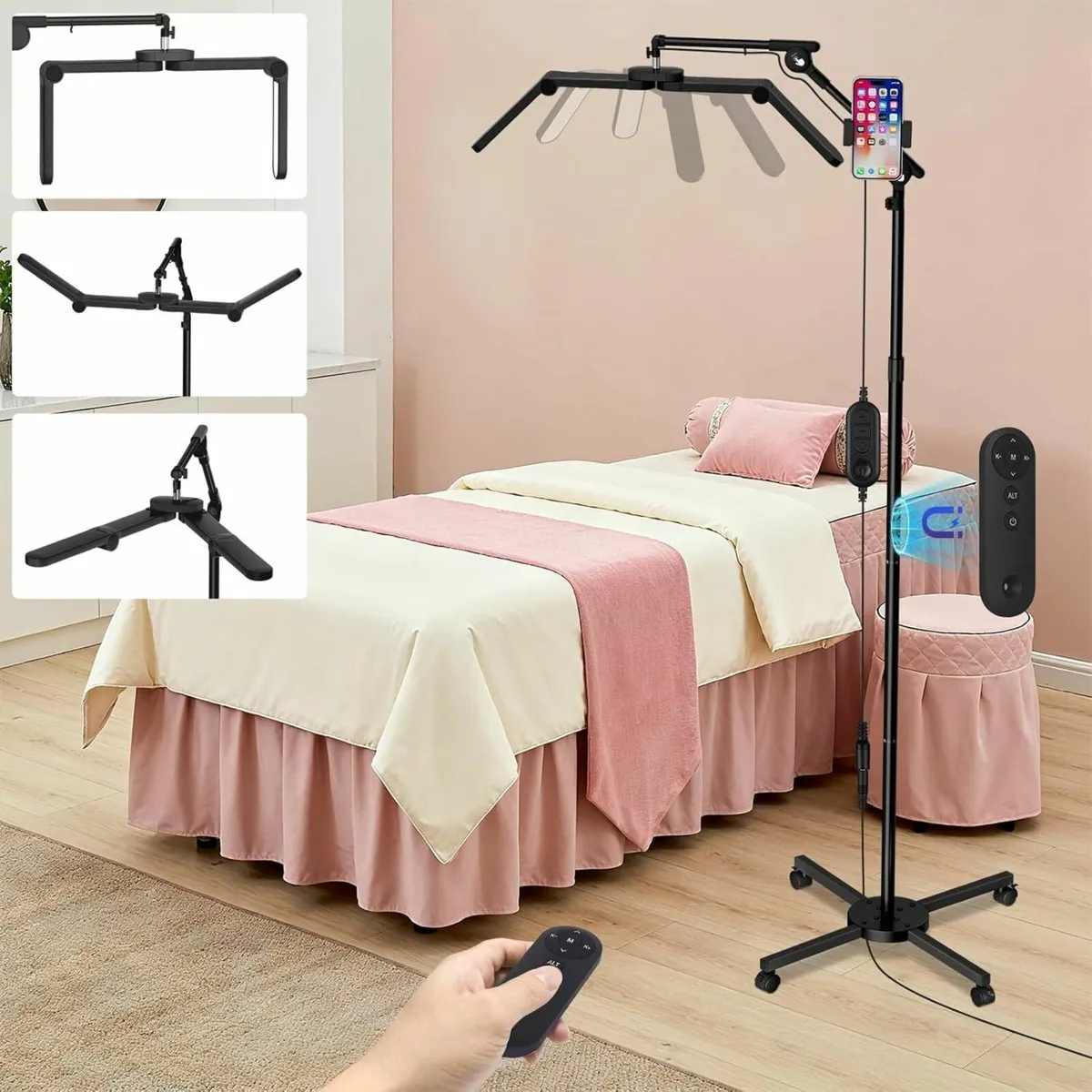 40W Foldable Square Lash Light for Beauty Salon 3 - Image 1