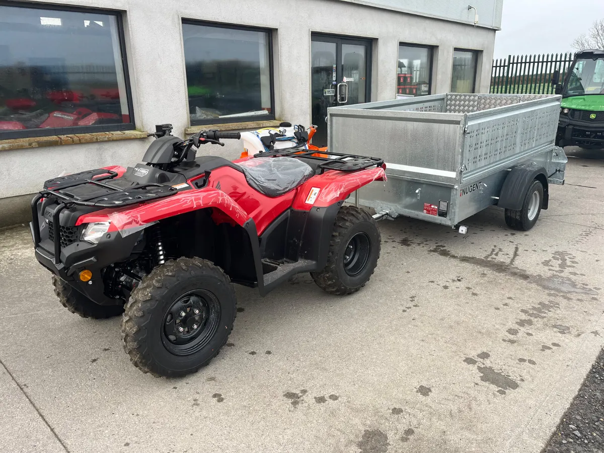 FINANCE DEAL - New Honda 420 + Trailer €62 P/WEEK - Image 3