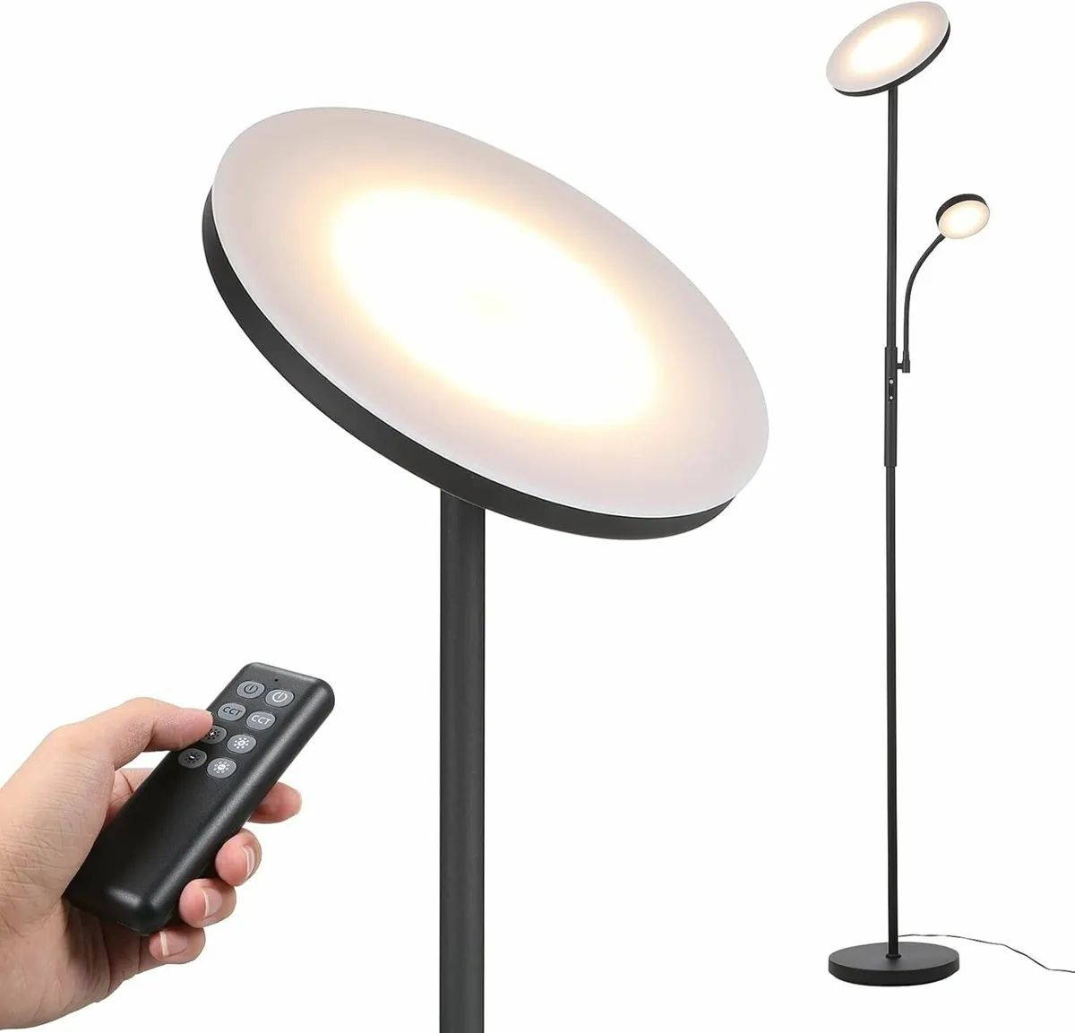 Led Uplighter Floor Lamps Dimmable Rotatable 2 - Image 1