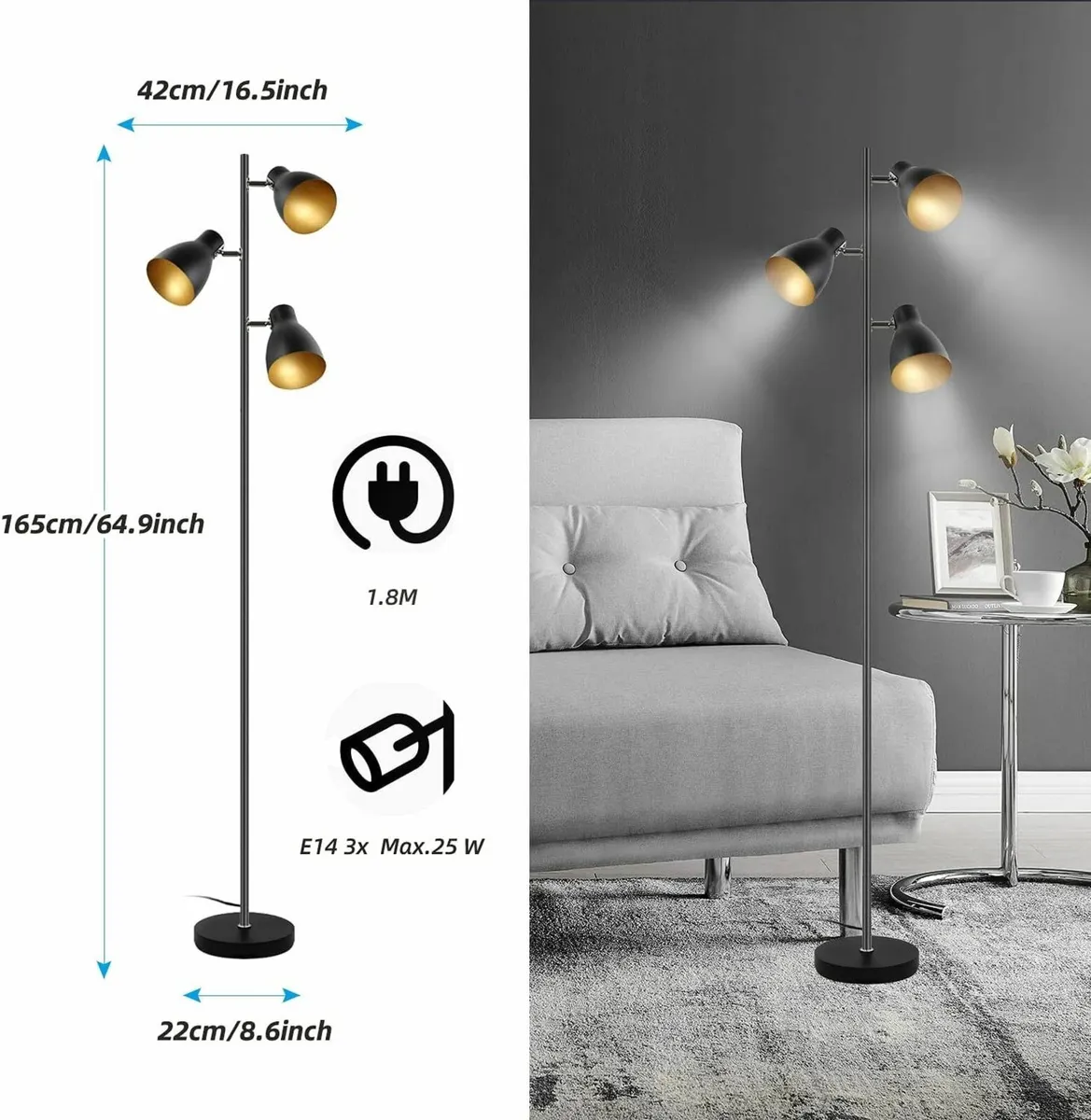 Floor Lamps for Living Room Bedroom Decorations - Image 3