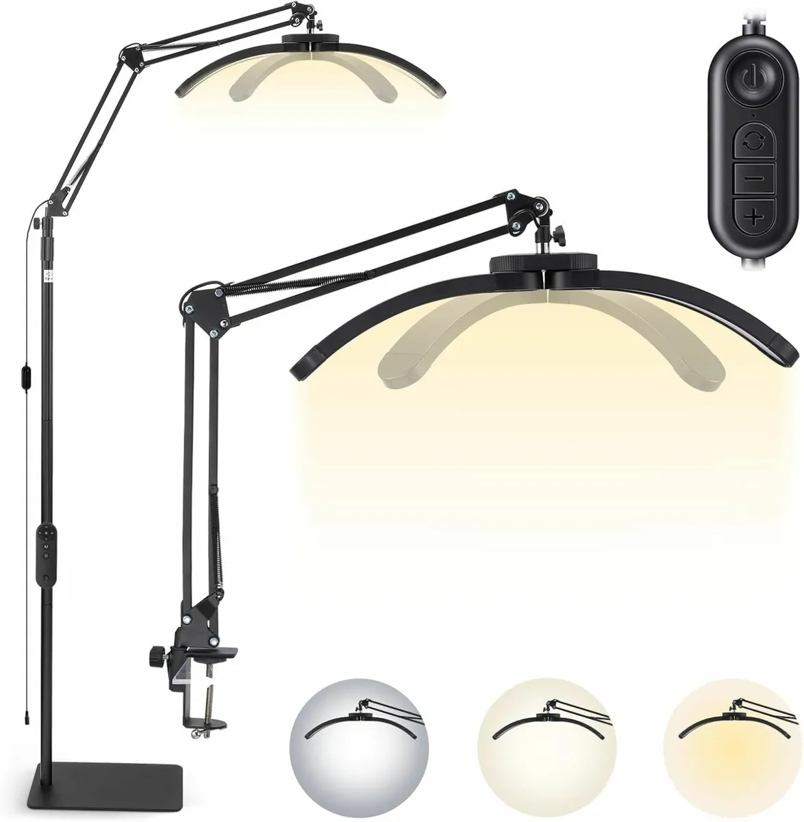 Foldable Half Moon Floor Lash Light for Eyelash - Image 1