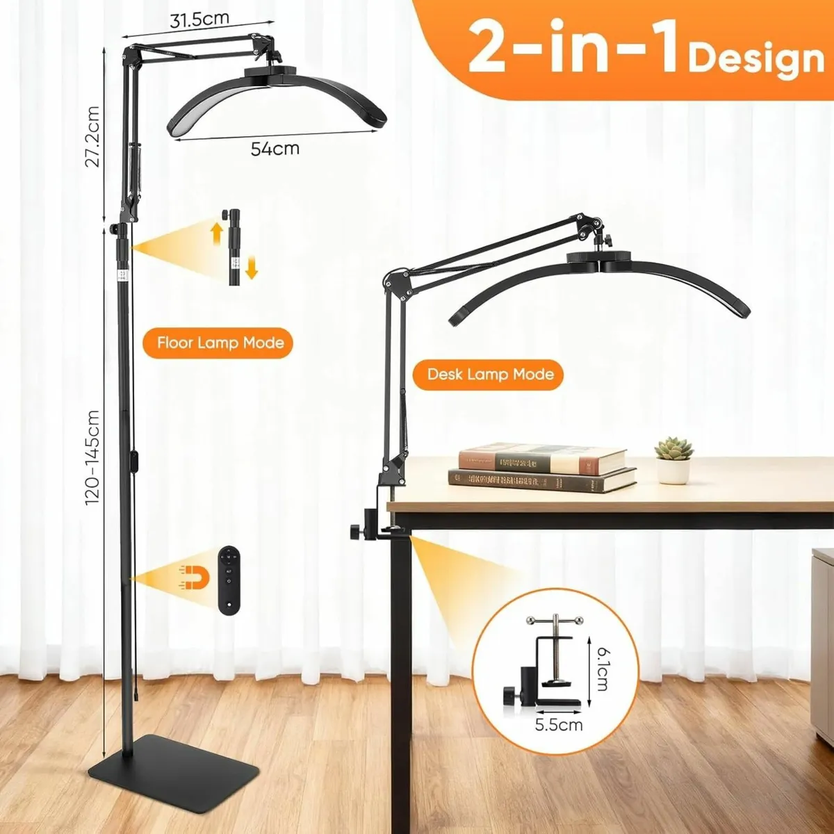 Foldable Half Moon Floor Lash Light for Eyelash - Image 4