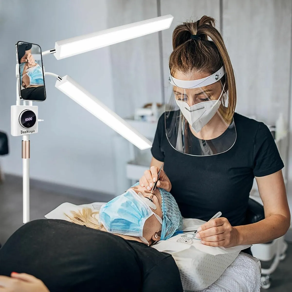 Lash Light for Eyelash Extension LED Floor Lamp - Image 2