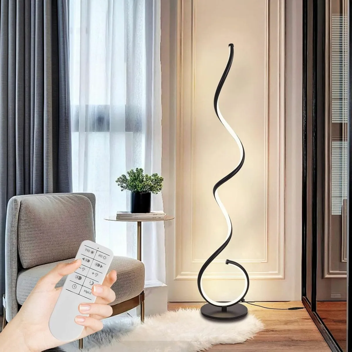 Corner Floor Lamp-Standing Lamp for Living Room - Image 1