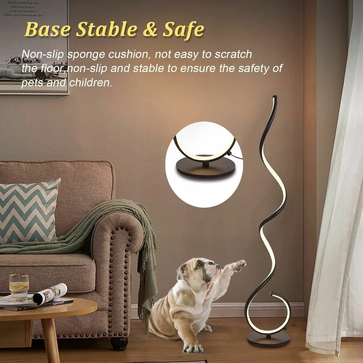 Corner Floor Lamp-Standing Lamp for Living Room - Image 4