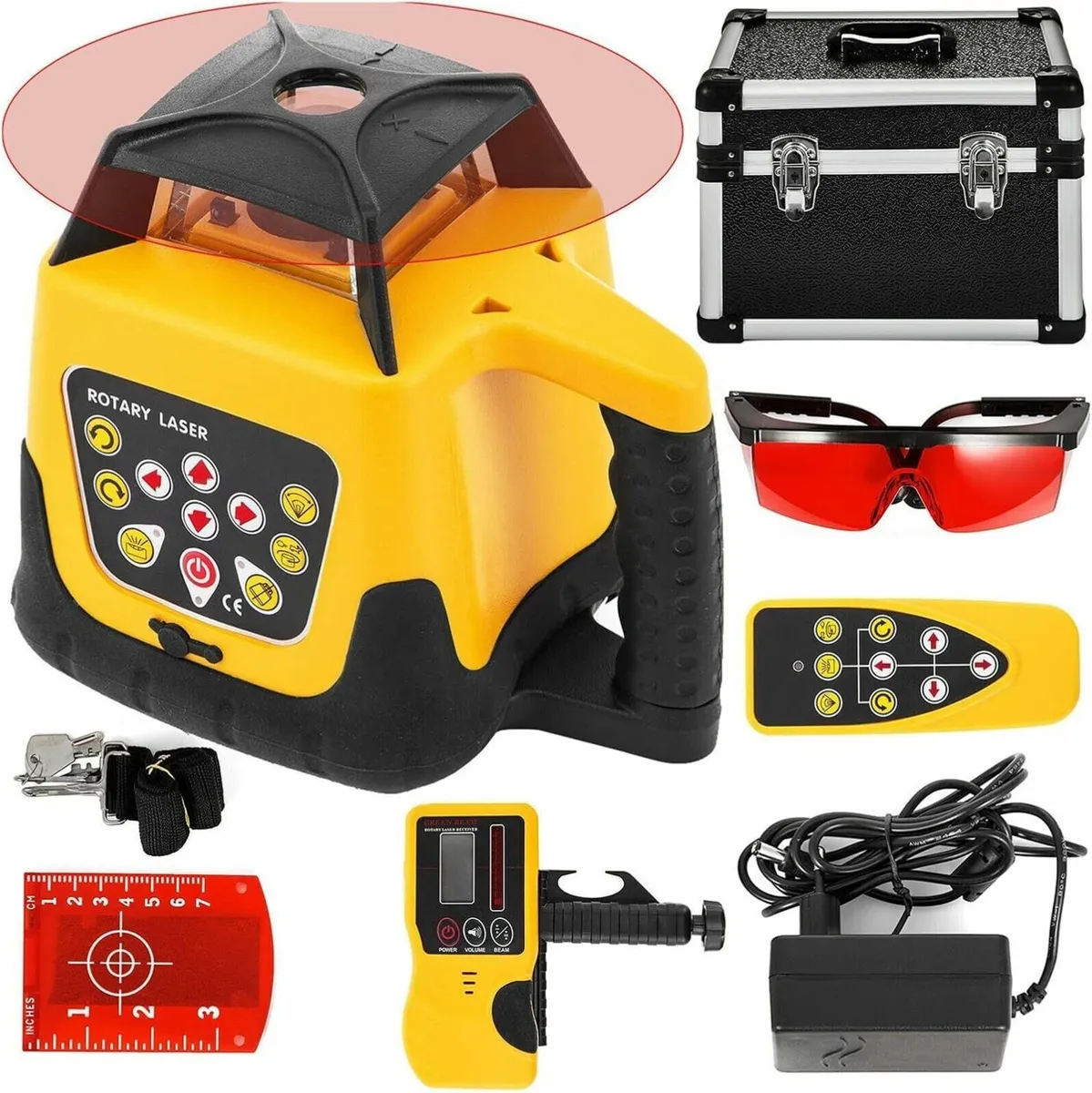 Red Self-Leveling Rotary Laser Level Automatic - Image 1
