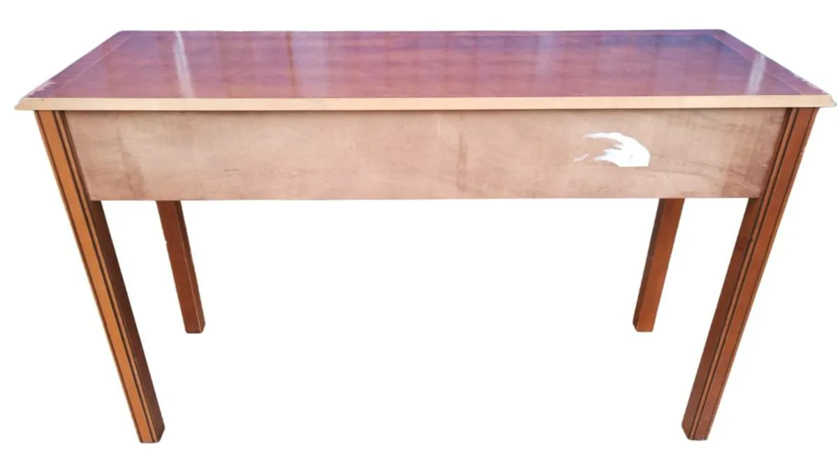 📍 CLEARANCE: Mahogany Table with two drawers - Image 3