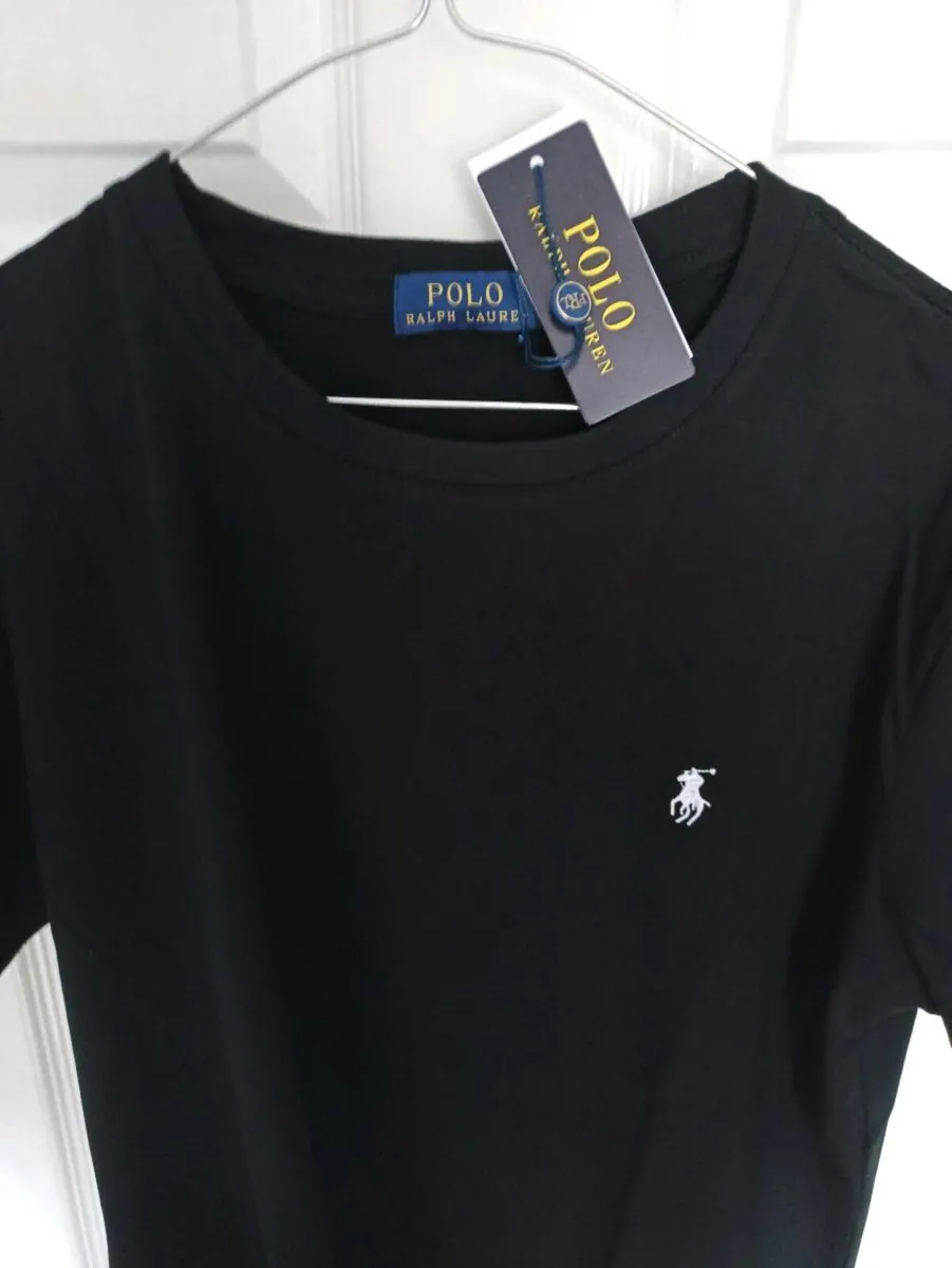 Ralph Lauren Black T-shirt (Large) - Image 2