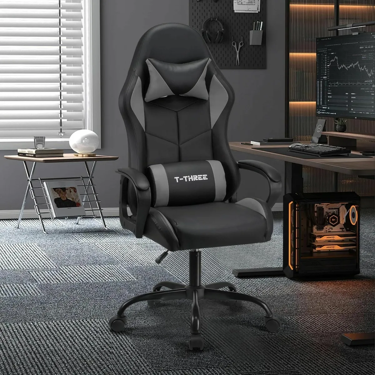 High-back ergonomic gaming chair computer office - Image 2