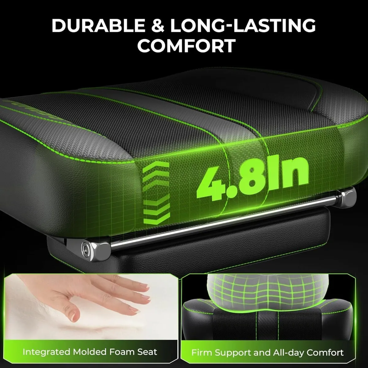 GCP-25 Ergonomic Massage Gaming Chair – High Back - Image 4