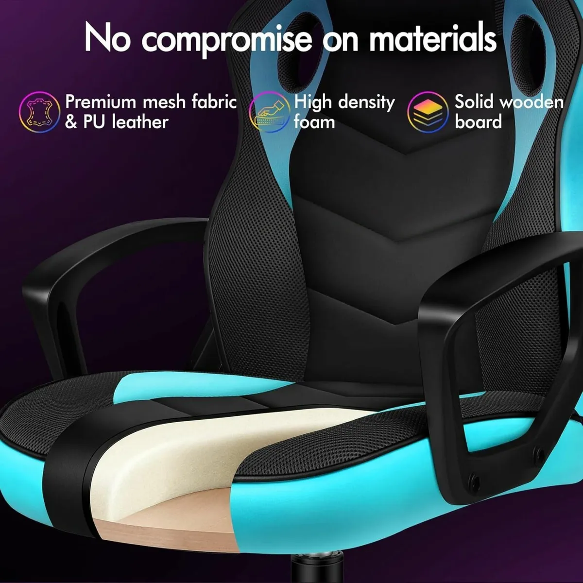 Gaming Chair Video Game Chairs Ergonomic Computer - Image 4