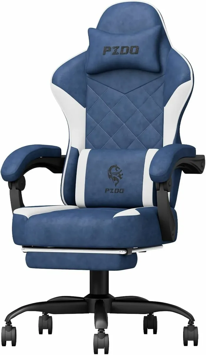 Gaming Chairs for Adults Technical Fabric with - Image 1