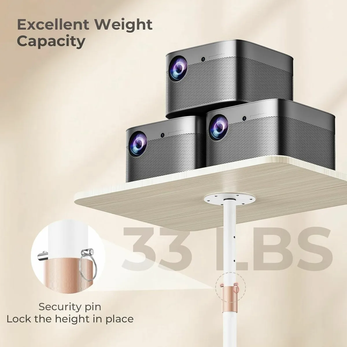 Portable Laptop Stand Bedside/Sofa Table with - Image 4