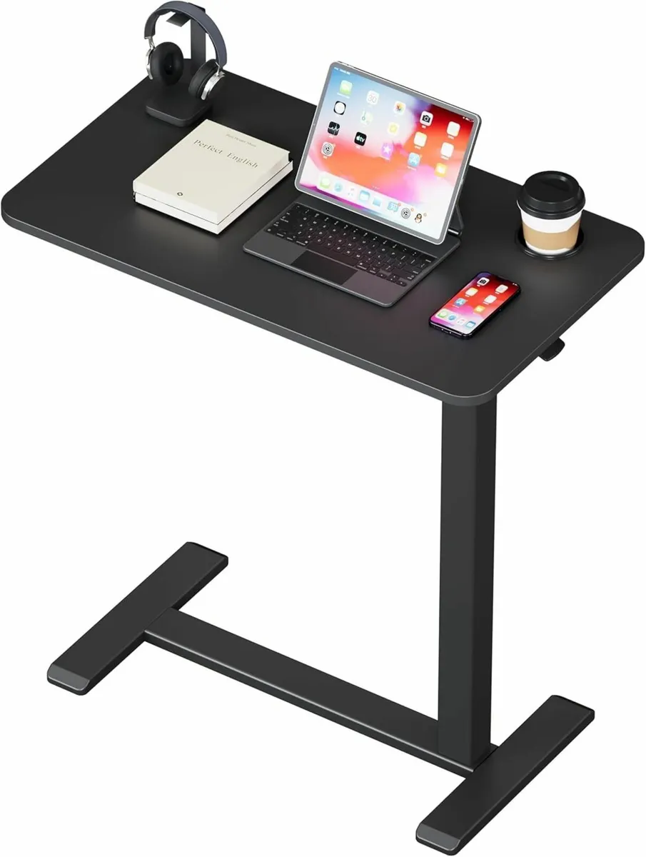 Adjustable Bedside Table with Swivel Hidden - Image 1