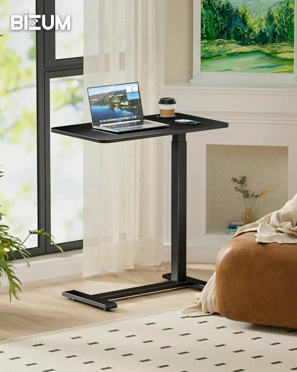 Adjustable Bedside Table with Swivel Hidden - Image 2