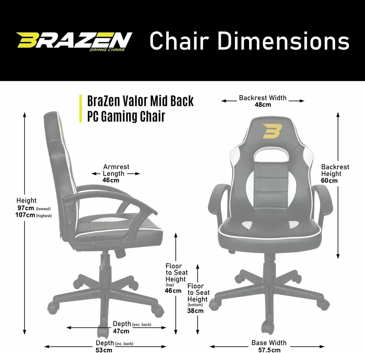 Ergonomic Office Gaming Chair for Adults Computer - Image 2