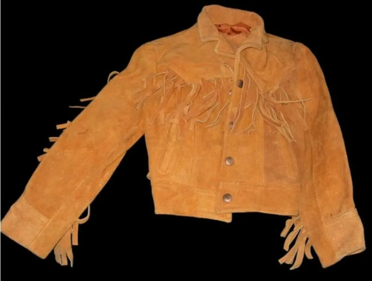 Vintage Harrods Childs Suede Jacket-Boy/Girl - Image 4
