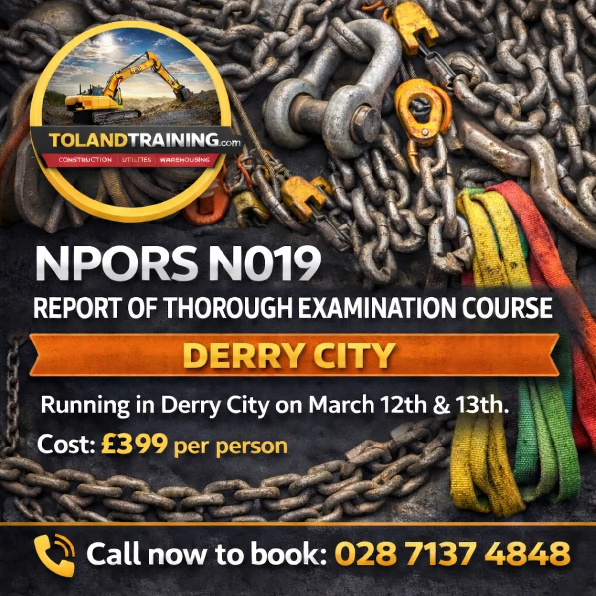 Npors report of thorough examination course