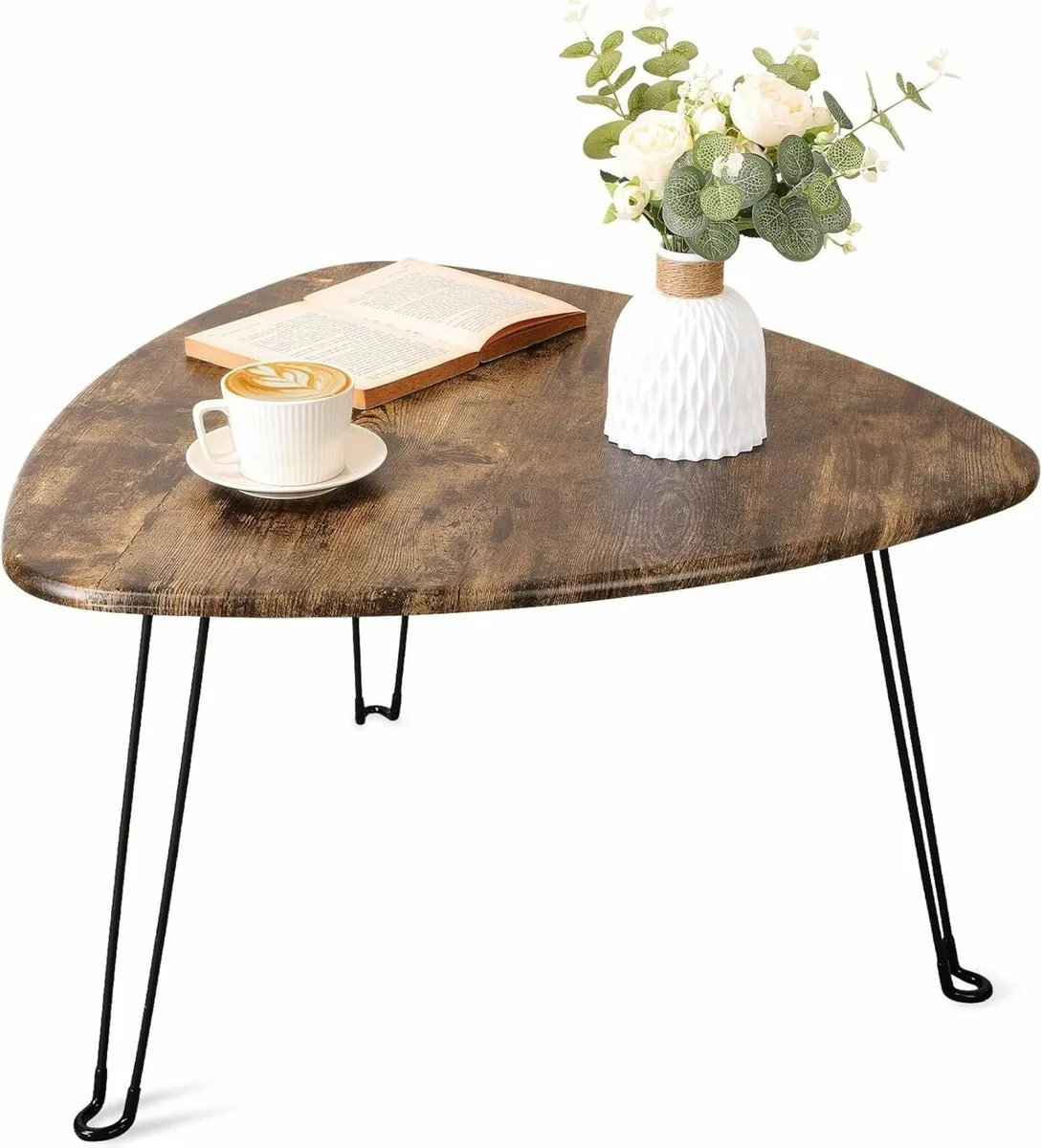 Folding Coffee Table Triangle Designs Oval Tables - Image 1