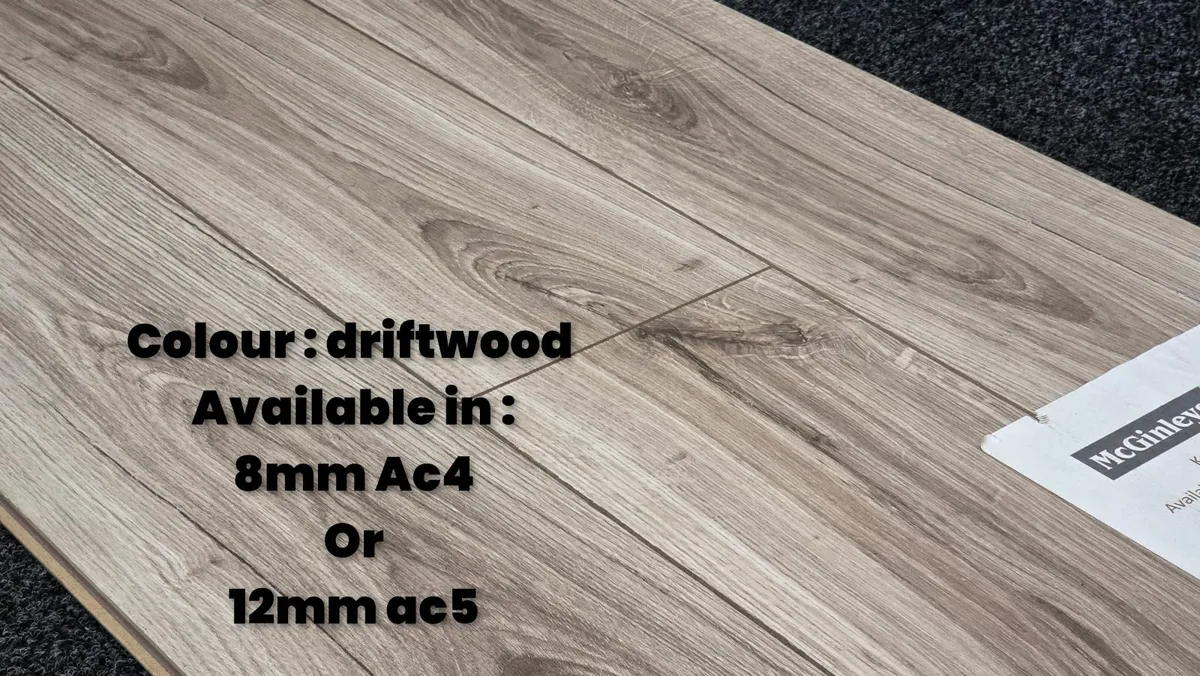8mm laminated click flooring driftwood - Image 4