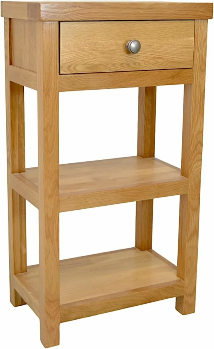 urniture Oak Console Table Solid with narrow - Image 1