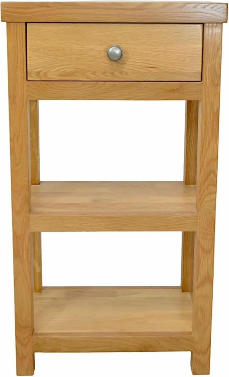 urniture Oak Console Table Solid with narrow - Image 3