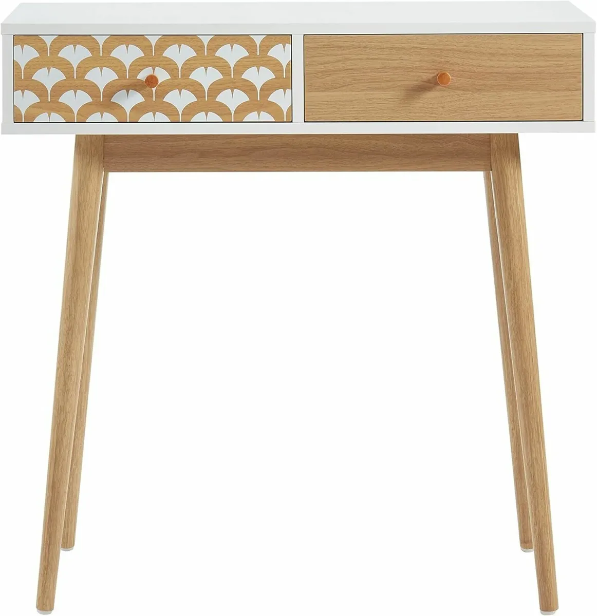 UTAH Console Table White Oak Effect 80cm - Image 1