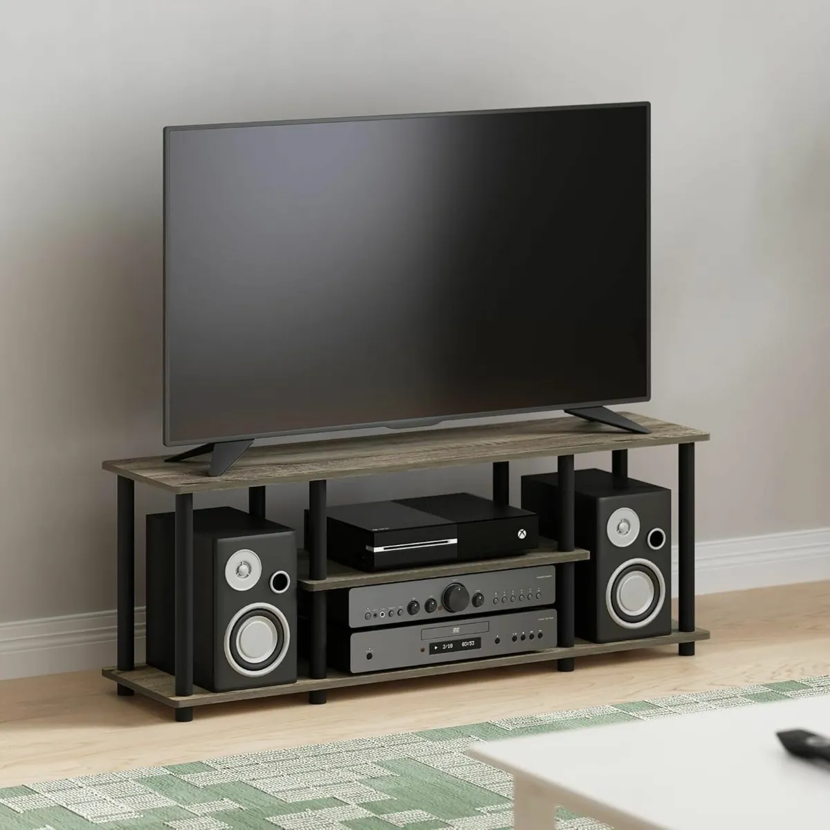 TURN-N-TUBE TV Stand 3-Tier Entertainment Center - Image 2