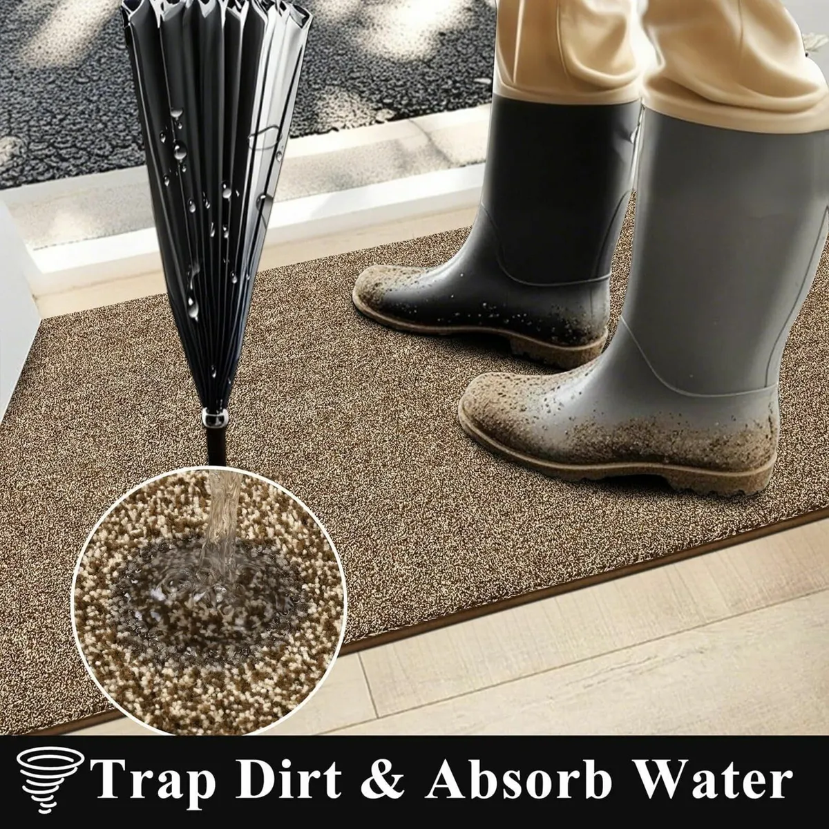 Runner Rugs for Hallway 80 x 300 cm Non Slip Long - Image 4