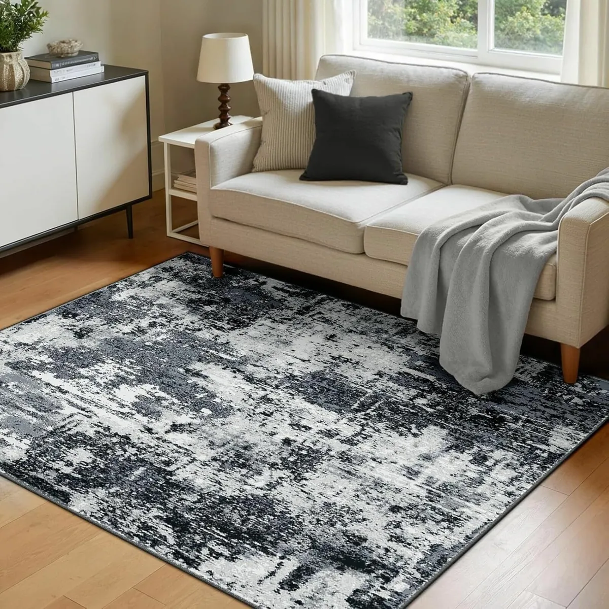 Washable Rugs Living Room 120x180 cm Modern - Image 1