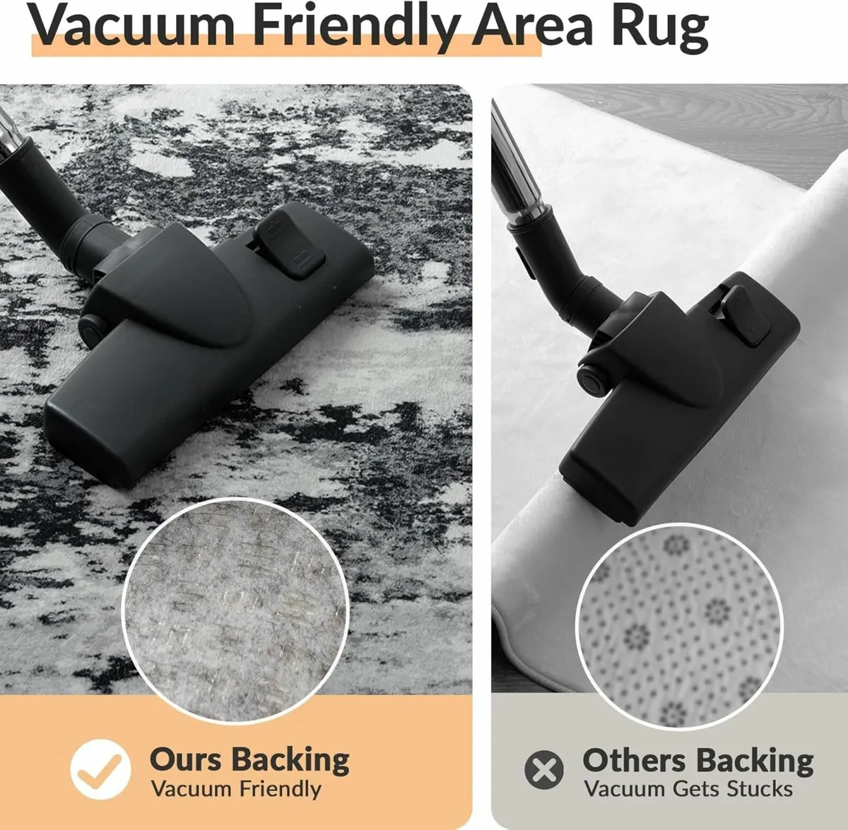 Washable Rugs Living Room 120x180 cm Modern - Image 3