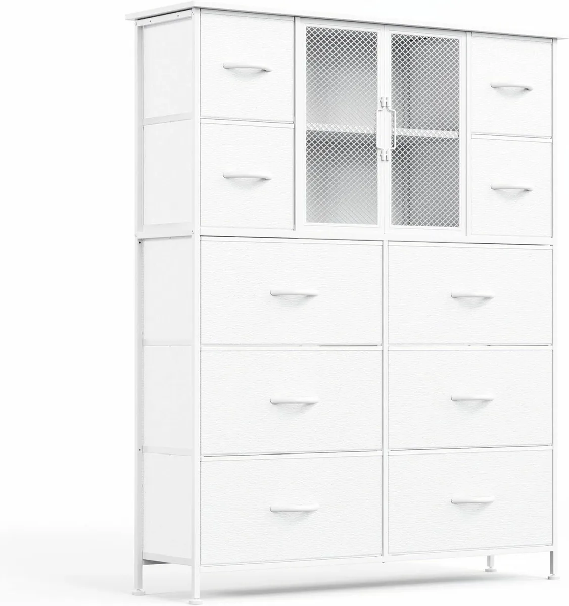 Dresser for Bedroom with 10 Fabric Drawers Tall - Image 4