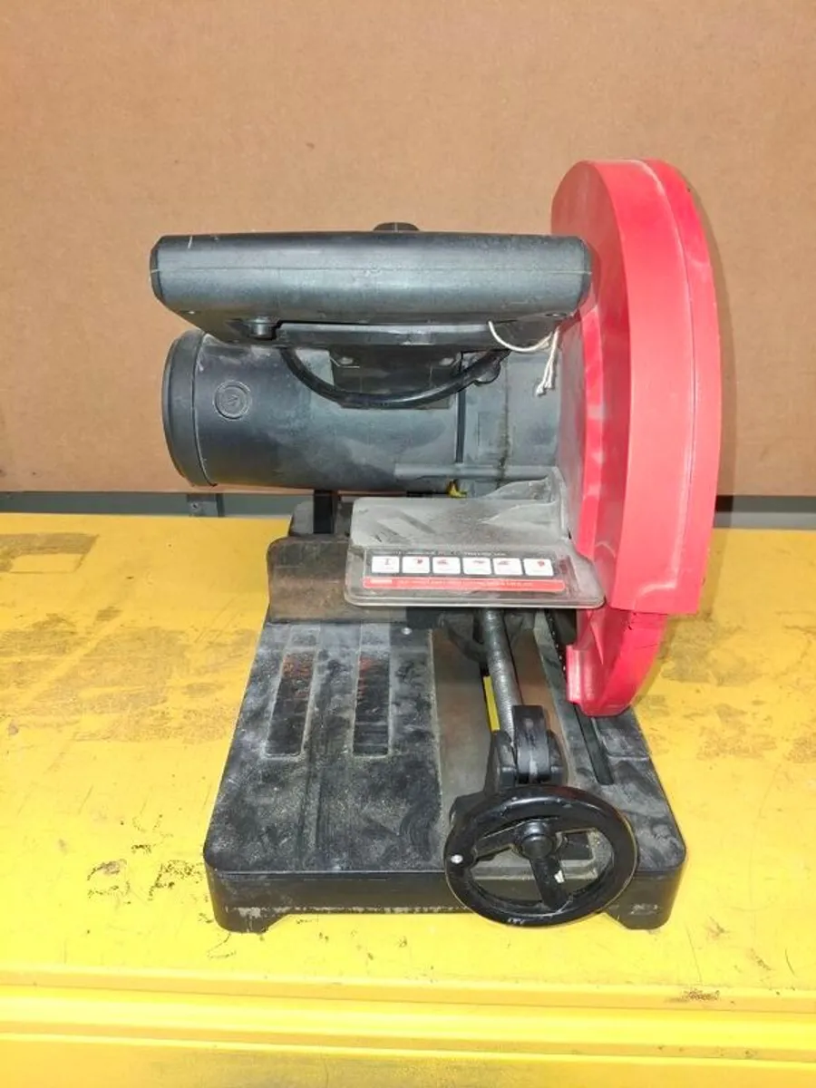Rotabroach Element 14/3A 355mm Chop Saw for sale with 2 new cold cutting blades. - Image 3