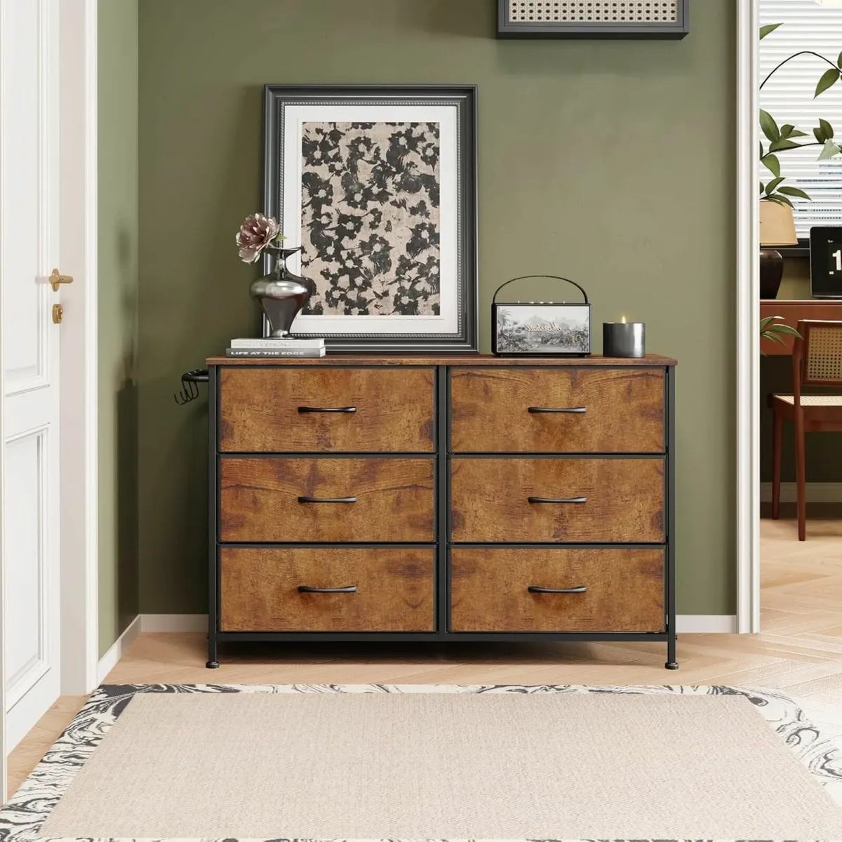 Chest of Drawers Bedroom - Hallway Rustic Clothes - Image 2