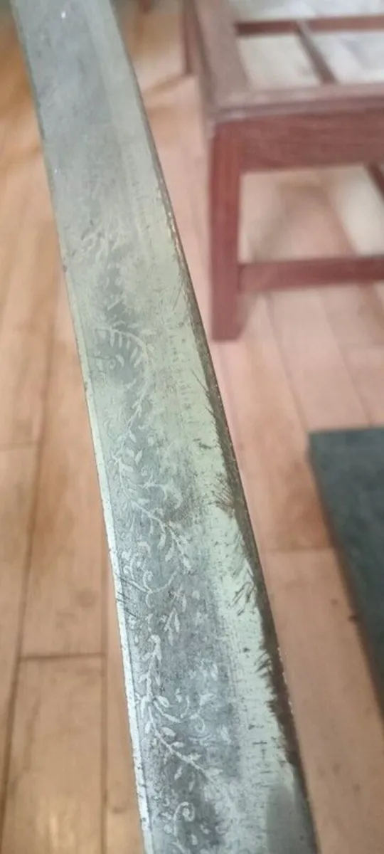 vintage sword made in india brass lion head - Image 3