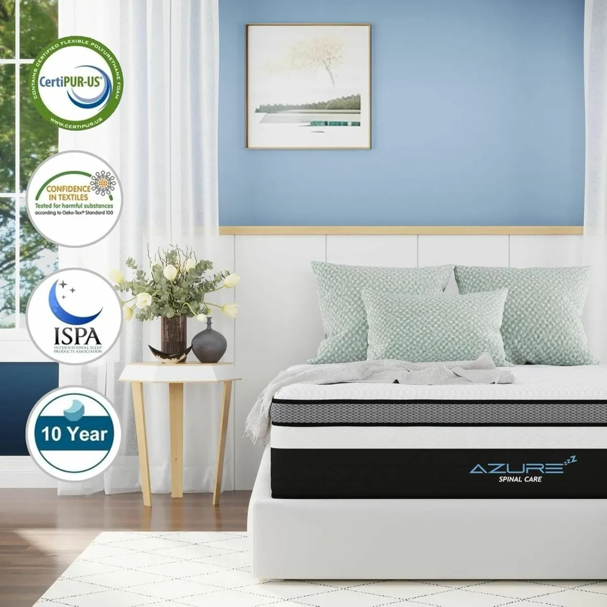 Single Mattress Firm 3FT (90 x 190 25 cm) 10 Inch - Image 3